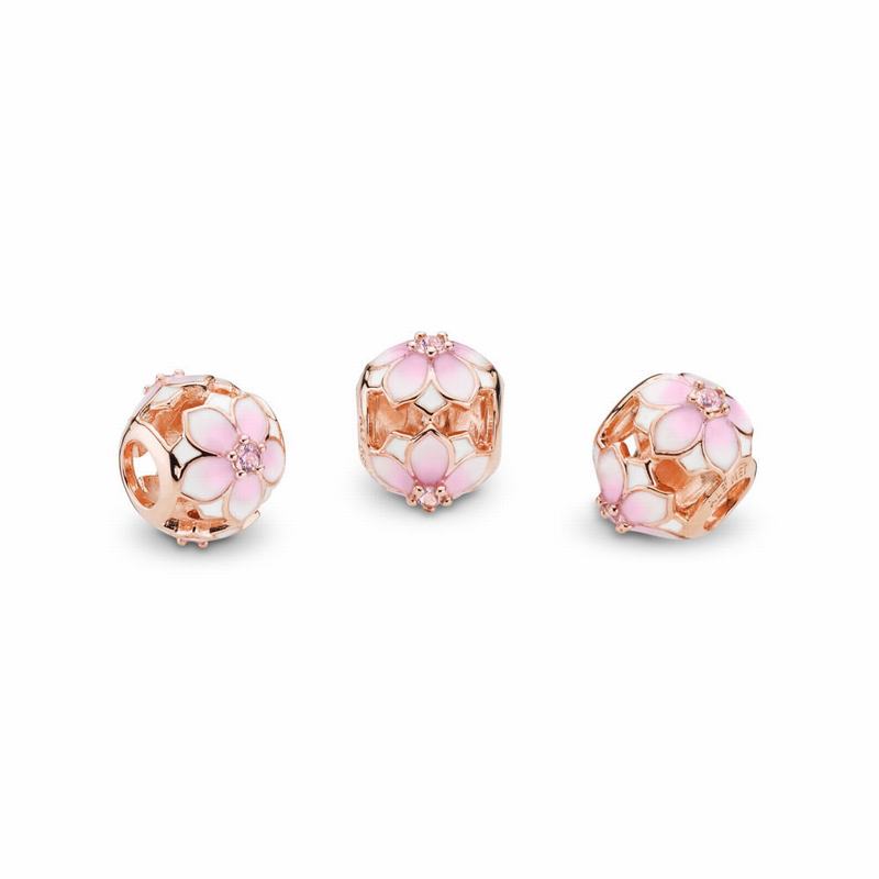 Pandora Rose™ Magnolia Bloom Charm NZ (052974-JBR)